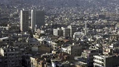 A loud explosion was heard in the Syrian capital, Damascus