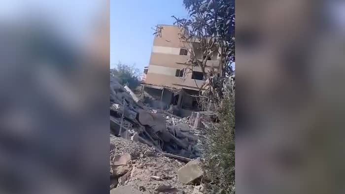 بالفيديو: دير الزهراني بعد الغارات