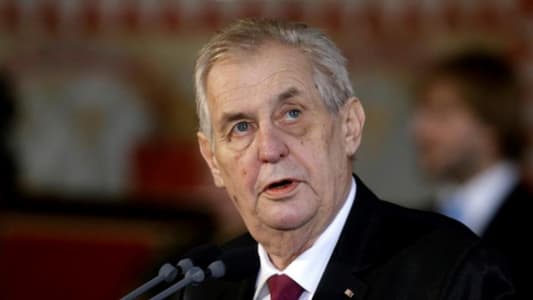 Czech president tests COVID positive, returning to hospital