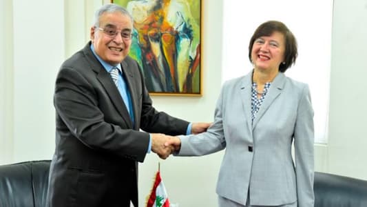 Bou Habib discusses developments with UN’s Wronecka, UK Ambassador