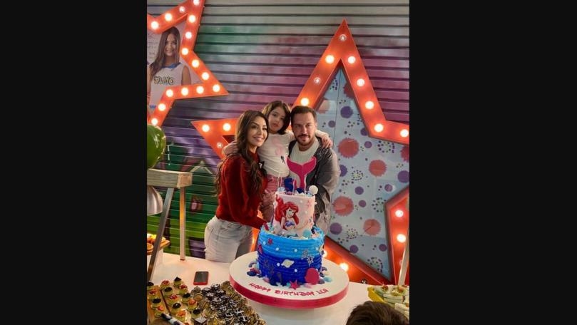 بالصور: هكذا احتفلت أمل بوشوشة بعيد ميلاد ابنتها