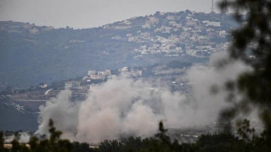 NNA: Israeli enemy artillery shelling targeted the outskirts of Blida, Aitaroun, and the area between the towns of Markaba and Houla