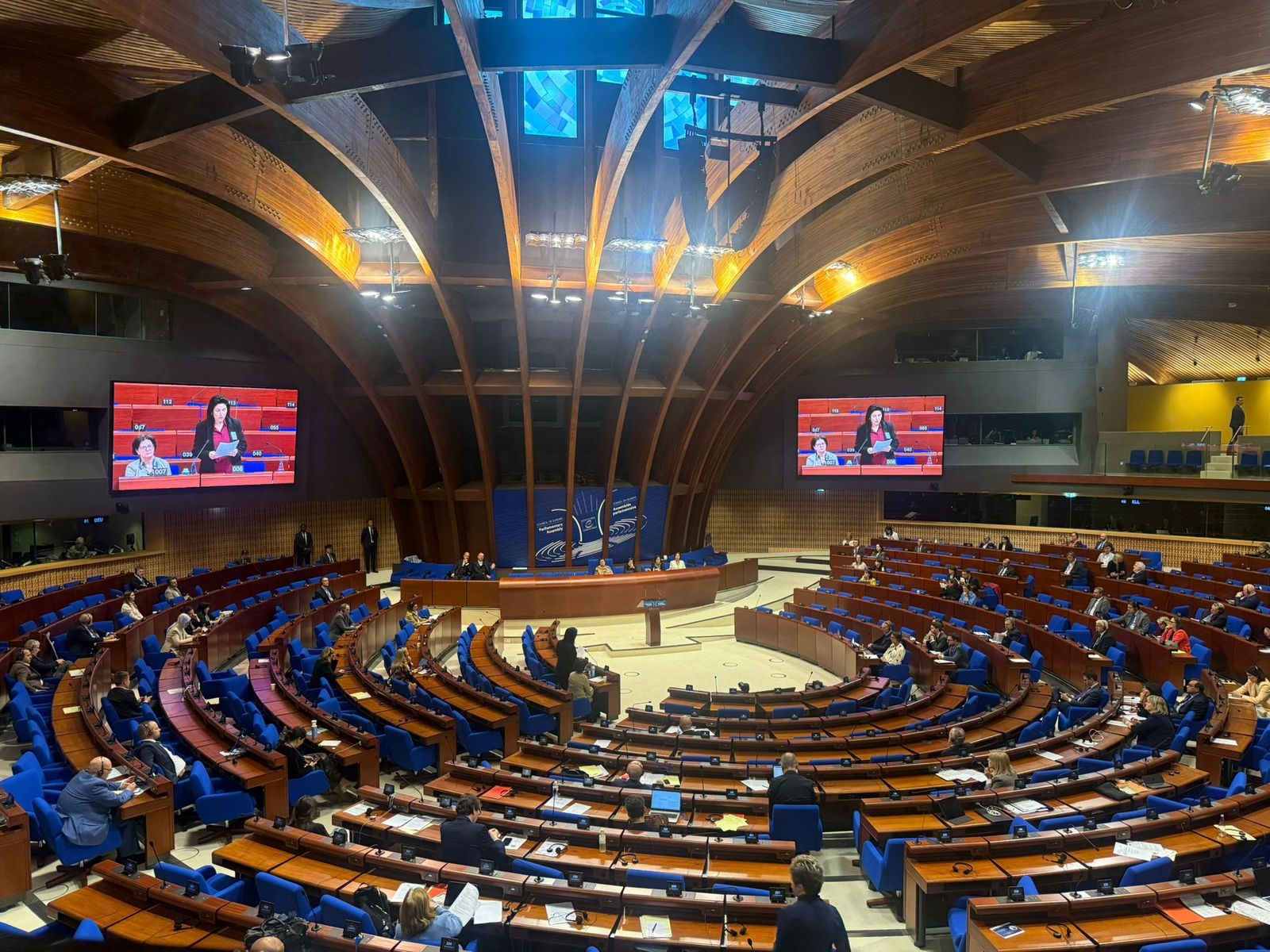 انطوانيت شاهين بصوت المناضلة في الجمعية البرلمانية لمجلس اوروبا... لا لعقوبة الإعدام