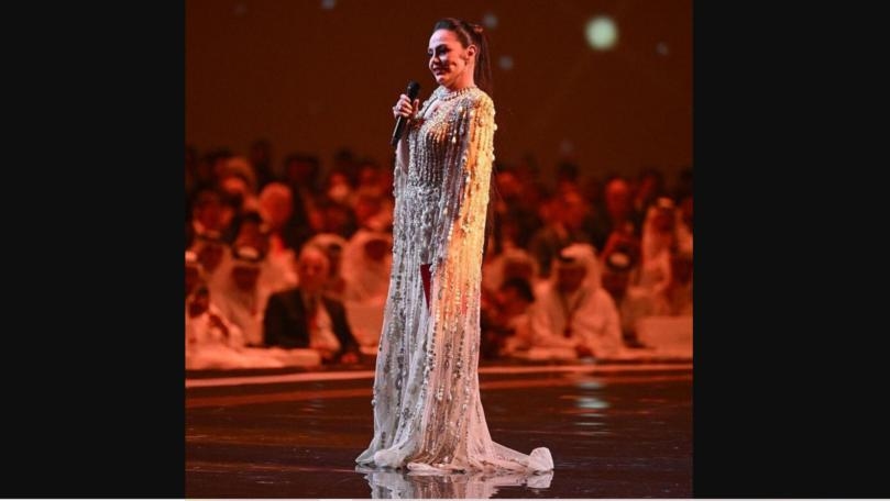 بالصور: النجمة المصرية شيريهان تخطف الأنظار بفستان من توقيع لبناني