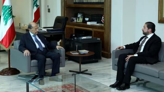 Aoun discusses with head of Dignity Movement general developments and situation in North