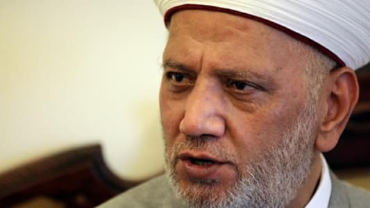 Dar Al Fatwa: Mufti Derian stands at an equal distance from all candidates to Supreme Islamic Council elections