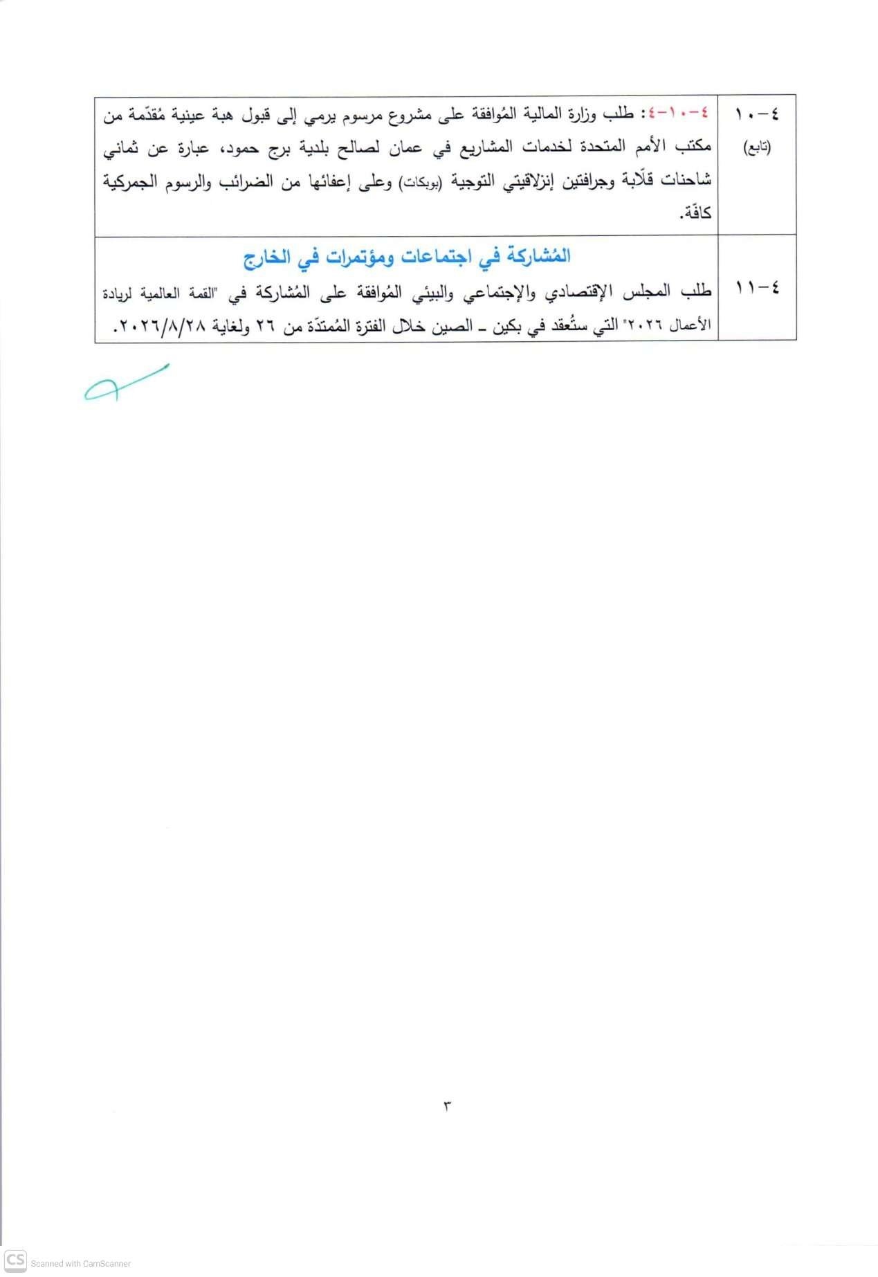 بالصور: إليكم جدول أعمال جلسة الغد