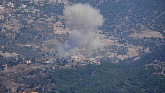 Israeli airstrikes targeted the vicinity of the town of Ramyeh in southern Lebanon