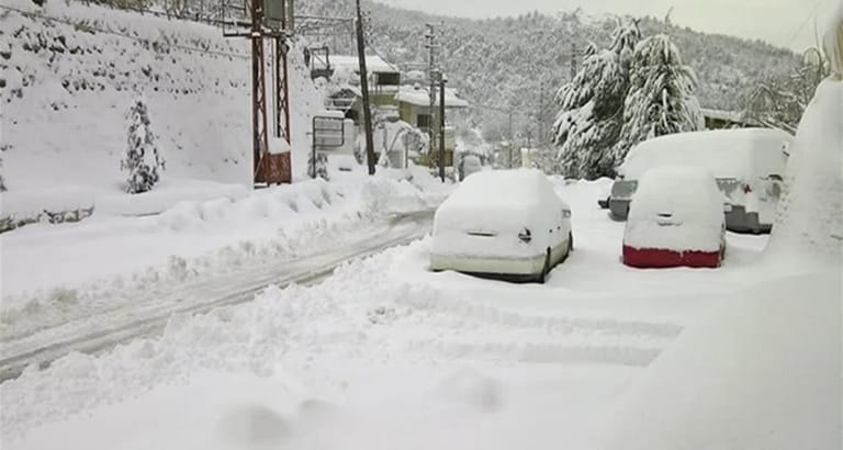 Here are the blocked roads due to snow