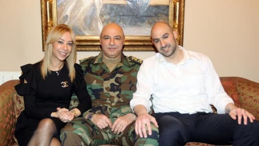 President Joseph Aoun's family arrived at the Presidential Palace