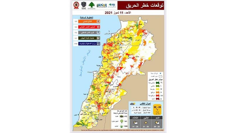بالصورة: خطر الحرائق يُحاوط هذه المناطق
