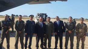 Royal Jordanian Air Force plane arrived carrying aid