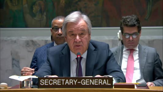 Guterres calls for full Gaza ceasefire, rejecting ‘ethnic cleansing’