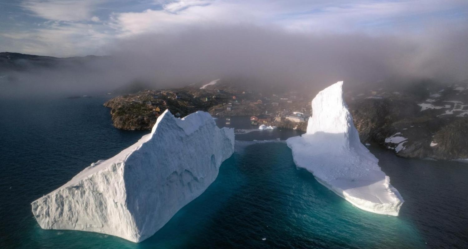 Photos: Giant iceberg dangerously approaches homes