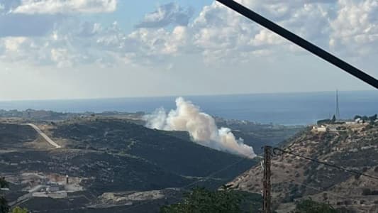 NNA: An Israeli airstrike targeted the Tebna area near Baissariyeh in the Sidon district