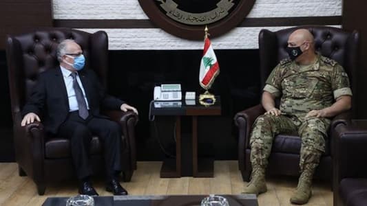 General Aoun, Slim discuss military affairs