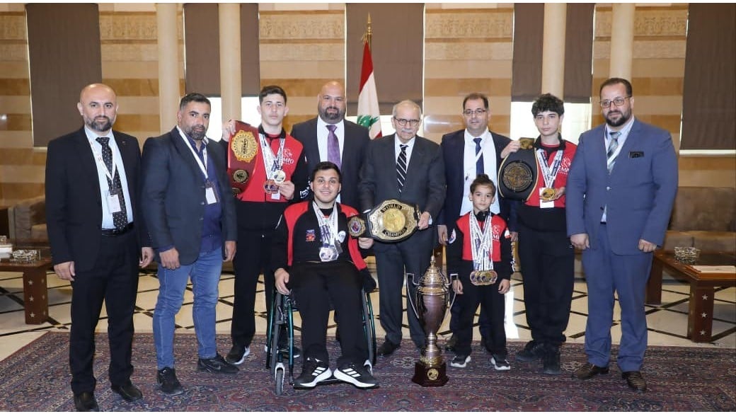 سلام استقبل البعثة اللبنانية إلى بطولة العالم للكيمبو