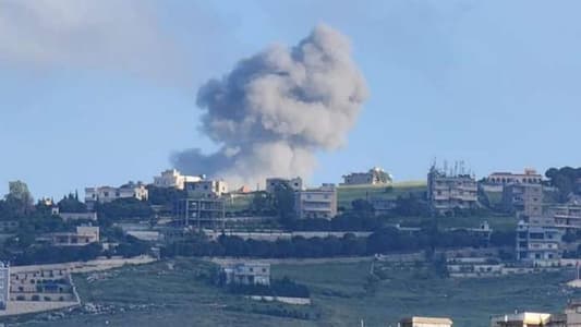 NNA: An Israeli raid targeted the town of Mays al-Jabal