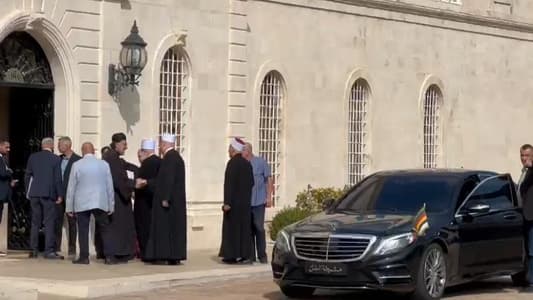 Head of sects have begun arriving at Bkerke to participate in the spiritual summit, with one of the first to arrive being the Sheikh Akl of the Unitarian Druze Community, Dr. Sami Abi Al-Muna