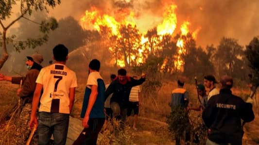 الجزائر تشتعل... 39 حريقا في 14 ولاية