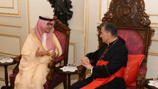 Rahi meets KSA Ambassador in Bkerke