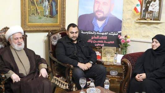 قاسم قدم التعازي لعائلة محمد ياغي