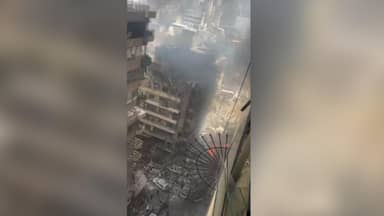 بالفيديو: غارة عنيفة في كورنيش المزرعة... ومشهد مرعب