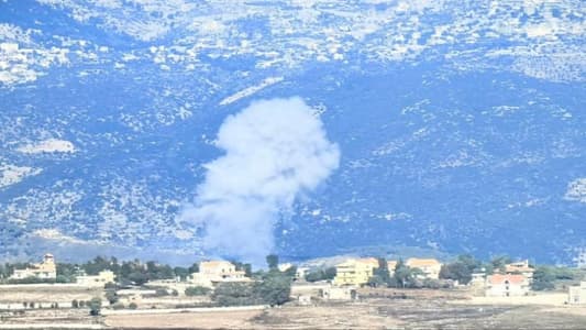 NNA: Israeli artillery shelling targeted the Marjayoun Plain towards the outskirts of the town of Burj al-Muluk