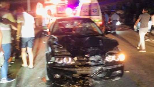 وفاة شخص وجرح 5 في حادث سير على طريق عدلون