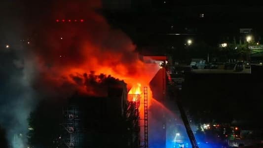 More than 200 firefighters respond to east London blaze