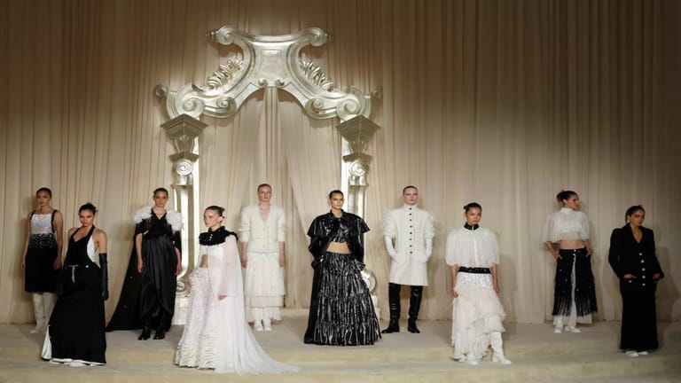 Chanel shows haute couture in private salon setting at Grand Palais