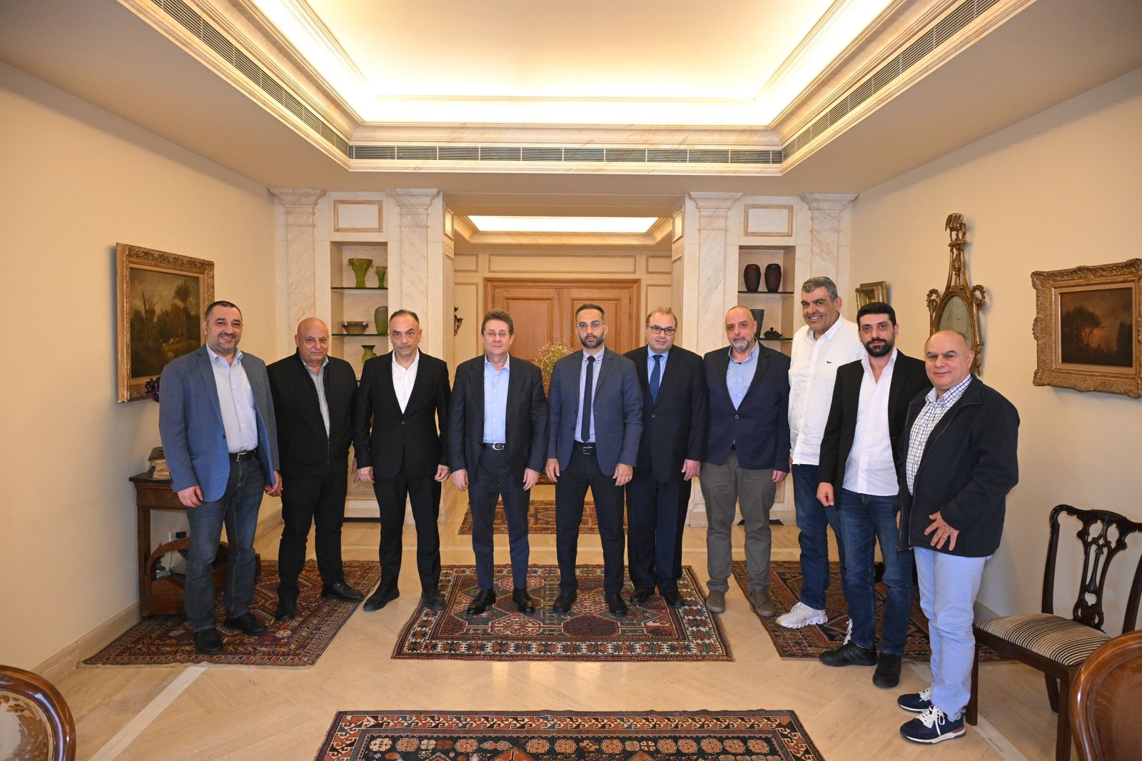 كنعان استقبل وفداً من الرابطة المارونية وآخر من مخاتير لبنان