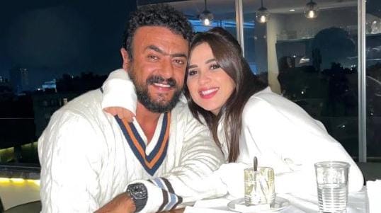 هكذا عيّدت ياسمين عبد العزيز زوجها أحمد العوضي