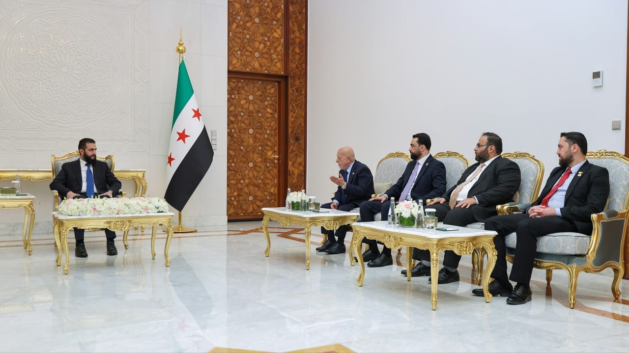 الشرع استقبل الوفد الاقتصادي اللبناني