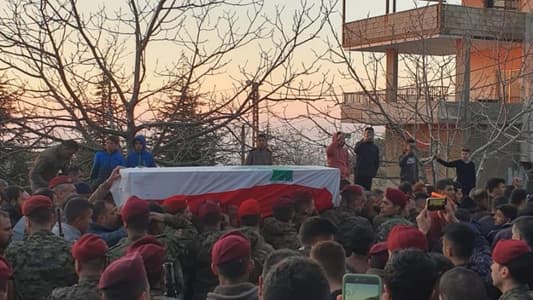 تشييع المجند الشهيد محمود وليد ابراهيم