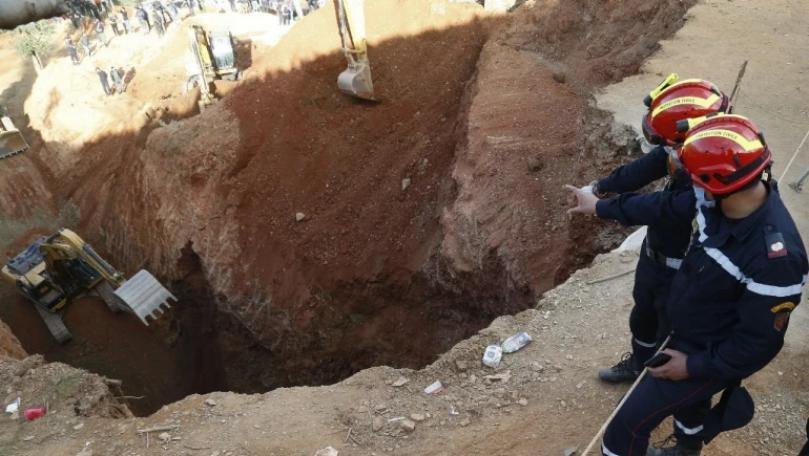 Moroccan emergency teams successfully rescue five-year-old boy Rayan, who is currently in an ambulance