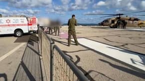 Watch: Helicopters transport Israeli army wounded to hospitals