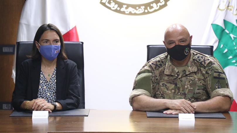وفدٌ فرنسيّ وبريطانيّ زار قائد الجيش.. وبحثٌ في علاقات التعاون