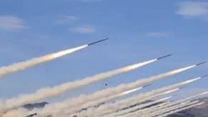 بالفيديو: 30 صاروخاً من لبنان!