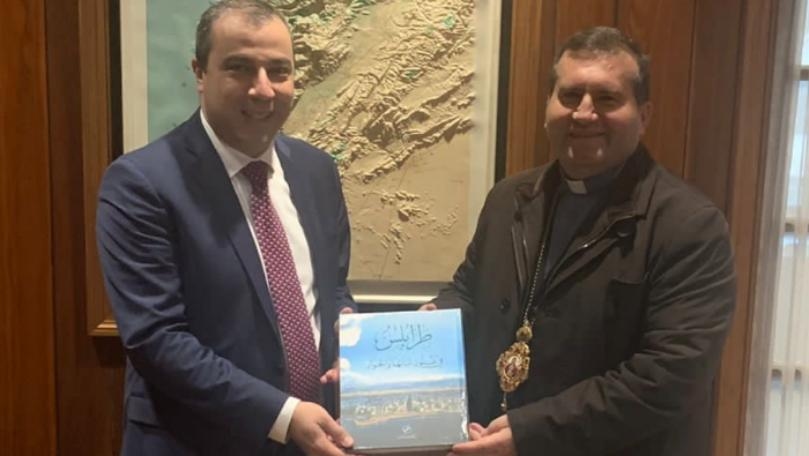 Archbishop Daher visits Lebanese Embassy in Washington
