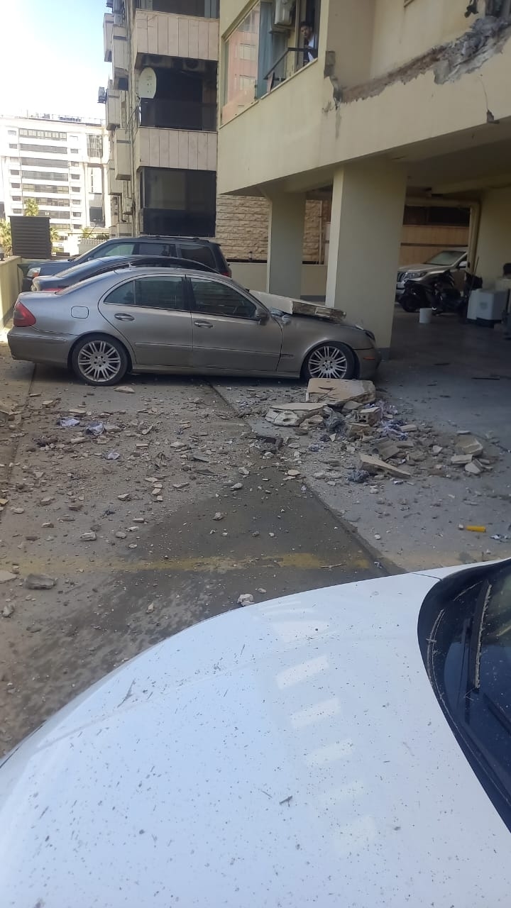 Photos: Destruction following the airstrike on Jnah