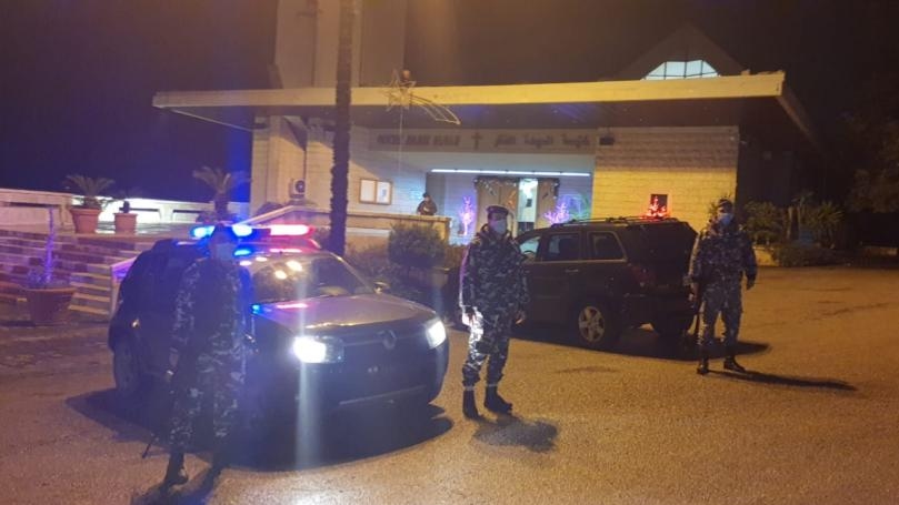 انتشار عناصر قوى الأمن الداخلي في المناطق كافة بمهمات حفظ أمن ونظام ليلة عيد الميلاد في جبيل وحلبا والضبية والفنار