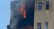 Photo: An apartment caught fire inside a residential building in Zalka