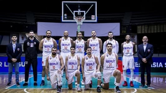 Lebanon's Beirut lost to Iran's Zobhan, 79-72, within the Western Asian Basketball Super League