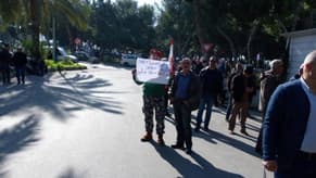 Pictures: Retired Soldiers Stage Protests in South Lebanon, Block Roads