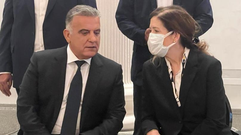 US Ambassador Dorothy Shea offers condolences to General Security Director General Major General Abbas Ibrahim, over the death of his father Kazem Ibrahim