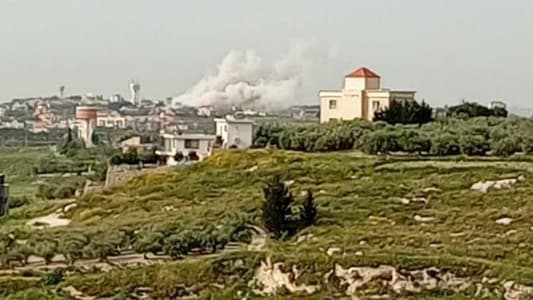 جريحان في غارة على منزل