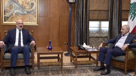 Berri, Mawlawi discuss Lebanon’s situation and security developments