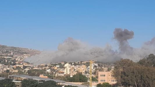 NNA: Israeli airstrikes targeted the town of Kfar Tibnit in Nabatieh