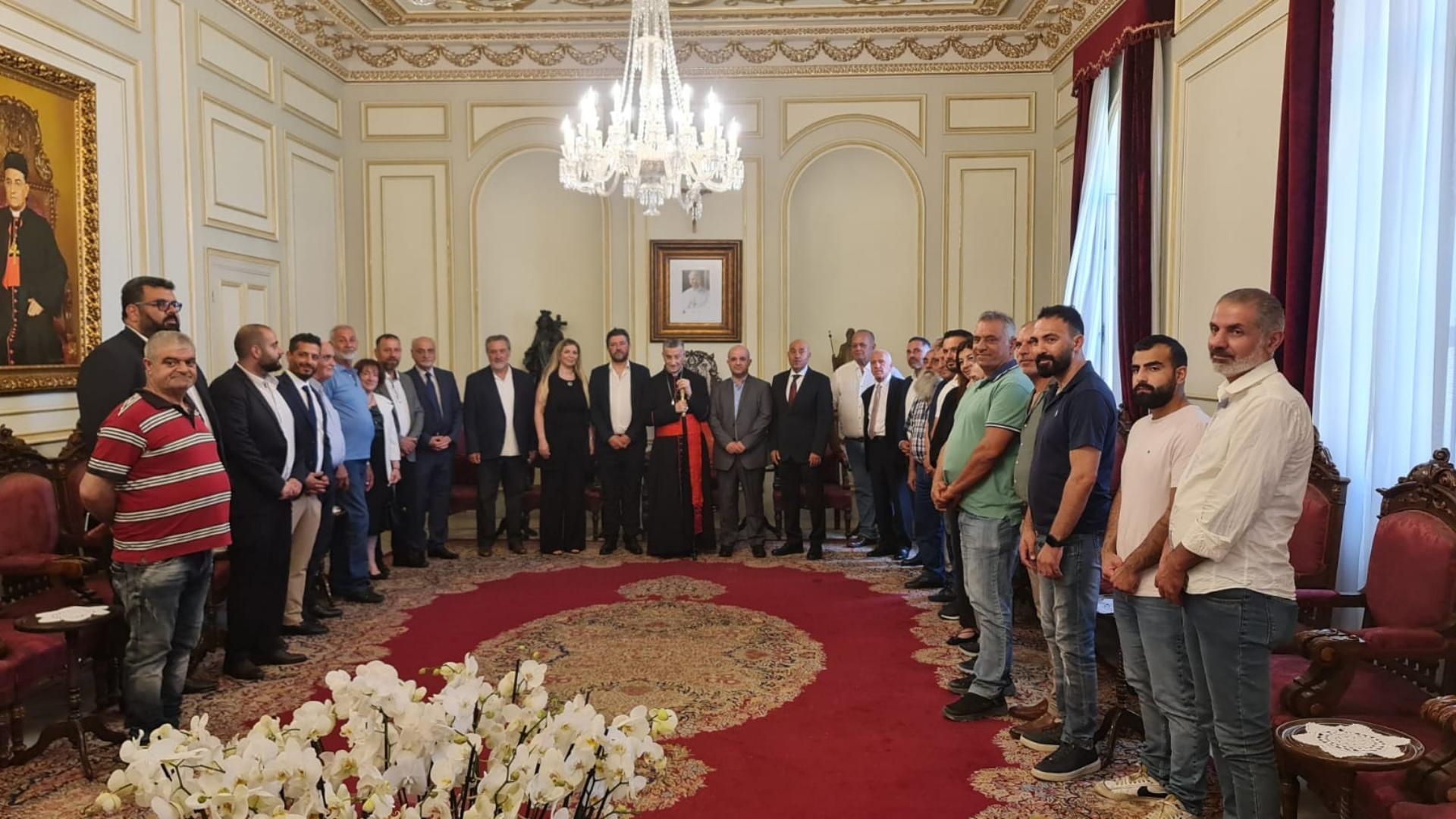 وفد من رؤساء بلديات الكورة بحث مع الراعي في عرف رئاسة الاتّحاد